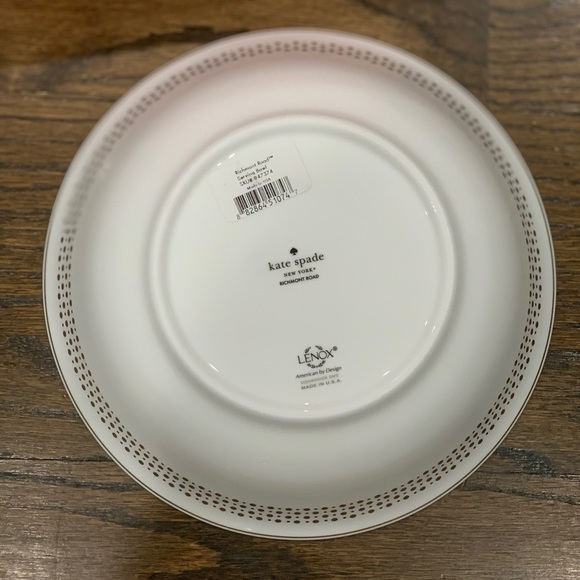 New Kate Spade Richmont Road Serving Bowl 8.5” - Picture 4 of 6